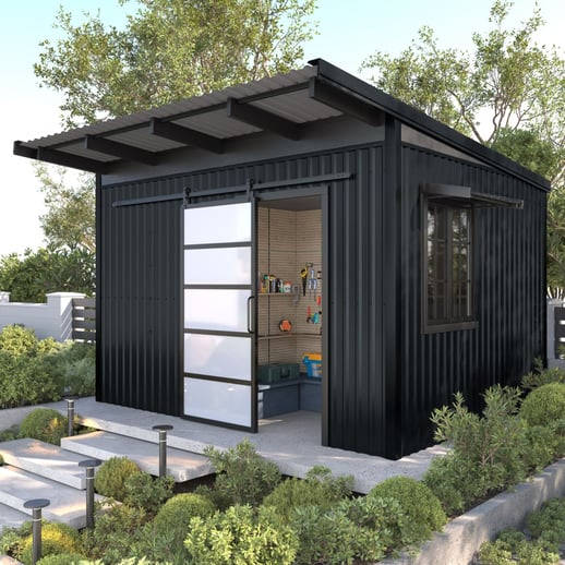 Trapezblech T18DR | Wand | Stahl 0,63 mm | 50 µm PURLAK® | 7016 - Anthrazitgrau #3