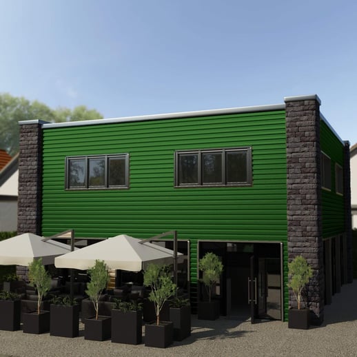 Trapezblech T18DR | Wand | Stahl 0,50 mm | 50 µm PURMAT® | 011 - Grün #4