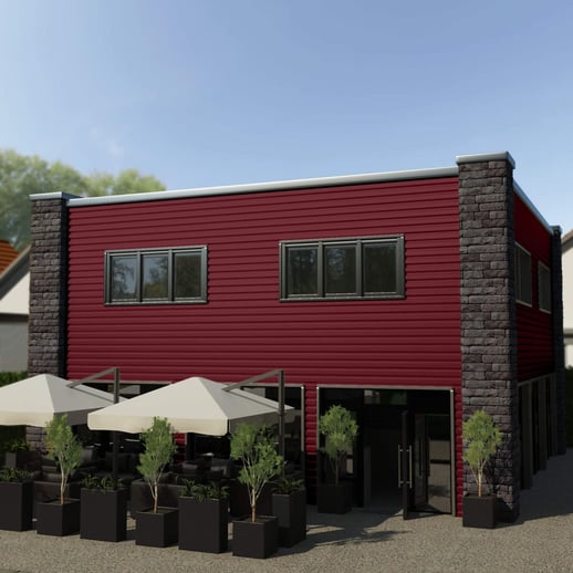 Trapezblech T18DR | Wand | Stahl 0,50 mm | 25 µm Polyester | 3005 - Weinrot #4