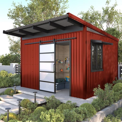 Trapezblech T18DR | Wand | Stahl 0,50 mm | 25 µm Polyester | 3016 - Korallenrot #3