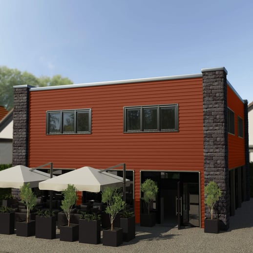 Trapezblech T18DR | Wand | Stahl 0,63 mm | 25 µm Polyester | 8004 - Kupferbraun #4