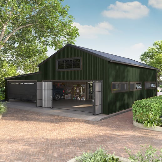 Trapezblech T20M | Wand | Stahl 0,50 mm | 25 µm Polyester | 6020 - Chromoxidgrün #3