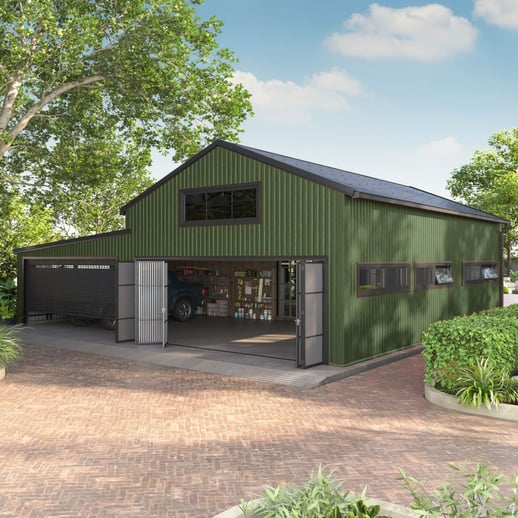 Trapezblech T20M | Wand | Stahl 0,50 mm | 25 µm Polyester | 6011 - Resedagrün #3