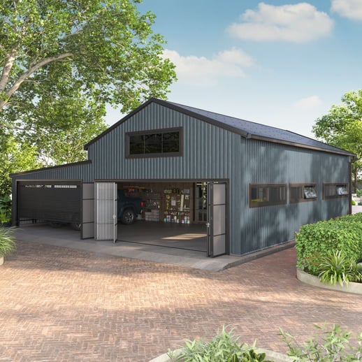 Trapezblech T20M | Wand | Stahl 0,50 mm | 25 µm Polyester | 7000 - Fehgrau #3