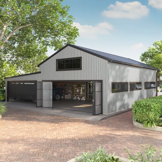 Trapezblech T20M | Wand | Stahl 0,50 mm | 25 µm Polyester | 7035 - Lichtgrau #3