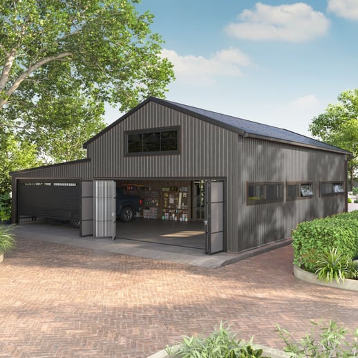 Trapezblech T20M | Wand | Stahl 0,50 mm | 25 µm Polyester | 9007 - Graualuminium #3