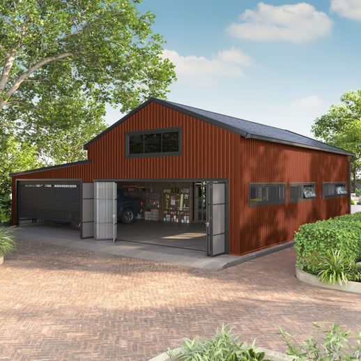 Trapezblech T20M | Wand | Stahl 0,75 mm | 25 µm Polyester | 8004 - Kupferbraun #3