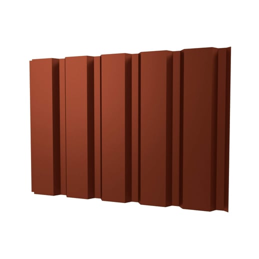 Trapezblech T35/207M | Wand | Stahl 0,50 mm | 50 µm PURMAT® | 750 - Ziegelrot #1