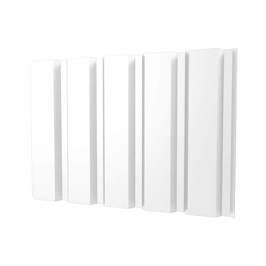 Trapezblech T35/207M | Wand | Stahl 0,75 mm | 25 µm Polyester | 9010 - Reinweiß #1