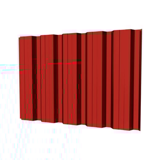 Trapezblech T35DR | Wand | Stahl 0,50 mm | 25 µm Polyester | 3016 - Korallenrot #1