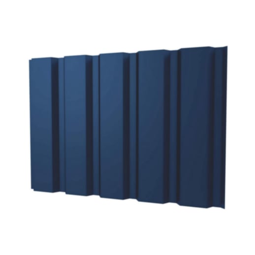 Trapezblech T35M | Wand | Stahl 0,50 mm | 25 µm Polyester | 5010 - Enzianblau #2