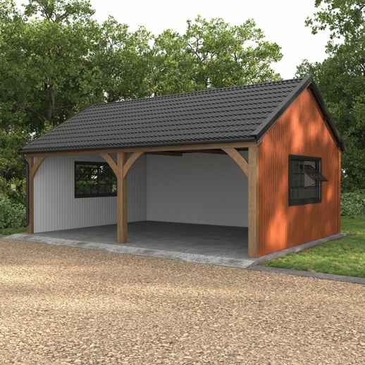 Trapezblech T7M | Wand | Stahl 0,50 mm | 25 µm Polyester | Holzoptik - Eiche #3