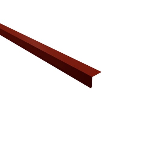 Traufenblech | 5 x 5 cm | 100° | Stahl 0,50 mm | 35 µm Mattpolyester | 29 - Rot #1