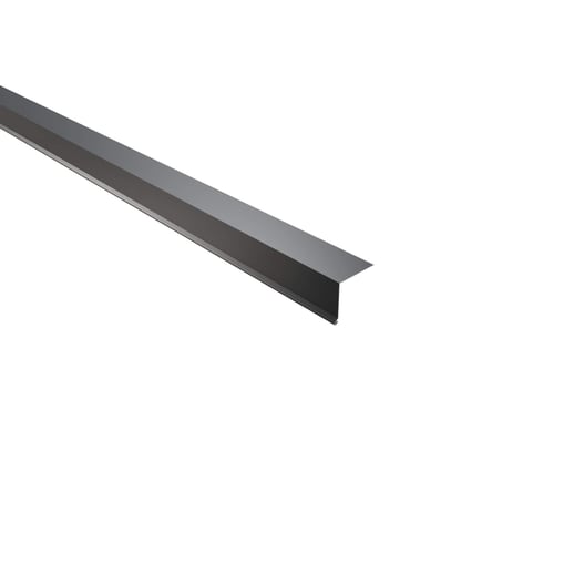 Traufenblech | 5 x 5 cm | 100° | Stahl 0,50 mm | 60 µm Puramid | 7016 - Anthrazitgrau #1