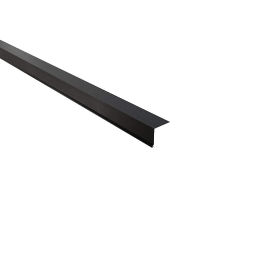 Traufenblech | 5 x 5 cm | 95° | Stahl 0,50 mm | 35 µm Mattpolyester | 23 - Dunkelgrau #1