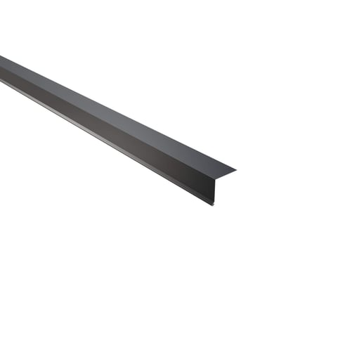 Traufenblech | 5 x 5 cm | 95° | Stahl 0,50 mm | 60 µm Puramid | 7016 - Anthrazitgrau #1