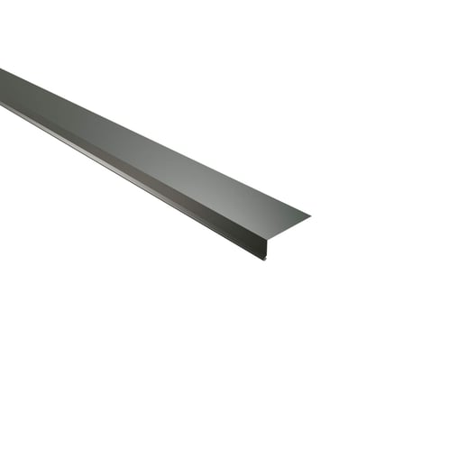 Traufenblech | 8 x 3 cm | 100° | Stahl 0,50 mm | 25 µm Polyester | 6020 - Chromoxidgrün #1