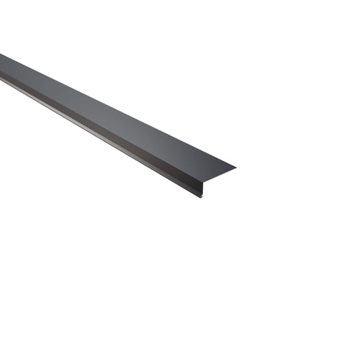 Traufenblech | 8 x 3 cm | 95° | Stahl 0,50 mm | 60 µm Puramid | 7016 - Anthrazitgrau #1
