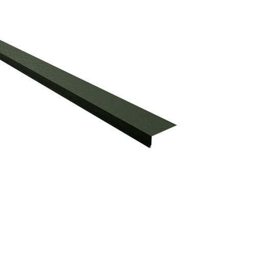 Traufenblech | 8 x 3 cm | 95° | Stahl 0,50 mm | 80 µm Shimoco | 6020 - Chromoxidgrün #1