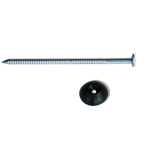 Verzinkte Nägel | Für Montage Hochsicke auf Holzkonstruktion | 2,8 x 70 mm | Schwarz #2