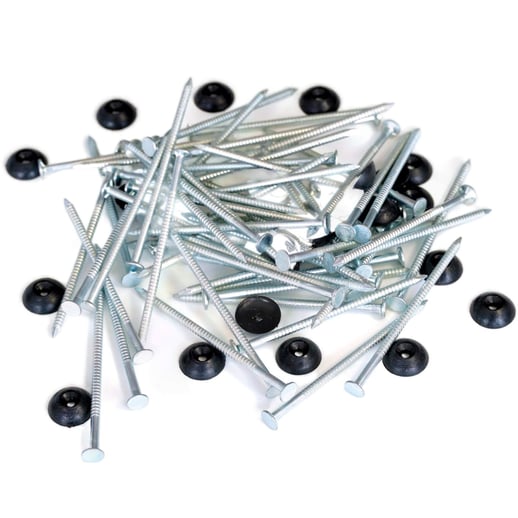 Verzinkte Nägel | Für Montage Hochsicke auf Holzkonstruktion | 2,8 x 70 mm | Schwarz #3