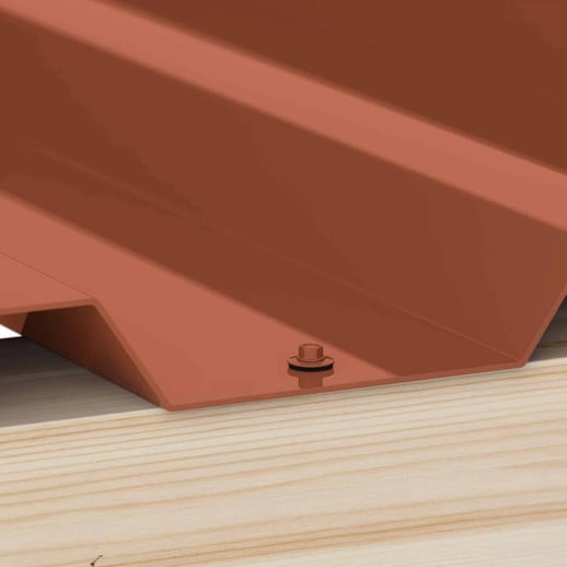 Verzinkte Schrauben | Für Montage Tiefsicke auf Holzkonstruktion | 4,8 x 35 mm E14 | Kupferbraun #2