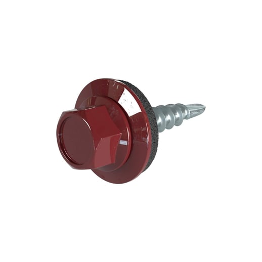 Verzinkte Schrauben | Für Überlappungen und Kantteile | 4,8 x 20 mm E14 | Oxidrot #1