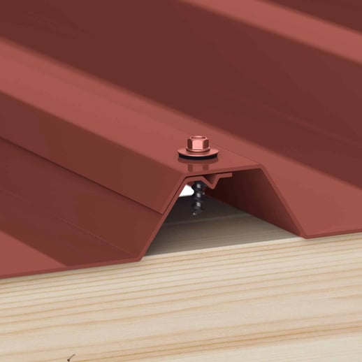 Verzinkte Schrauben | Für Überlappungen und Kantteile | 4,8 x 20 mm E14 | Oxidrot #2