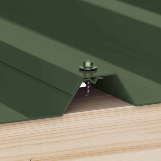 Verzinkte Schrauben | Für Überlappungen und Kantteile | 4,8 x 20 mm E14 | Chromoxidgrün #2