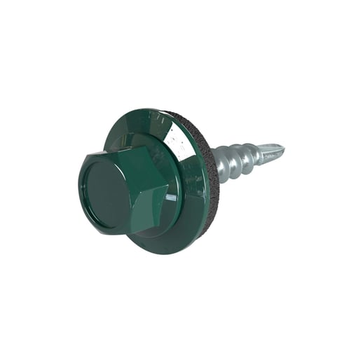 Verzinkte Schrauben | Für Überlappungen und Kantteile | 4,8 x 20 mm E14 | Moosgrün #1