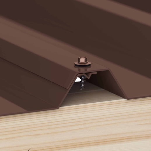 Verzinkte Schrauben | Für Überlappungen und Kantteile | 4,8 x 20 mm E14 | Schokoladenbraun #2