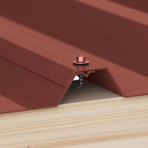 Verzinkte Schrauben | Für Überlappungen und Kantteile | 4,8 x 20 mm D14 | Rotbraun #2