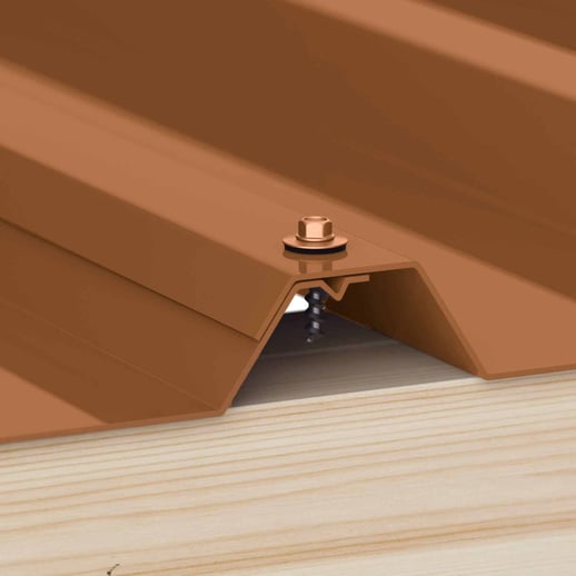 Verzinkte Schrauben | Für Überlappungen und Kantteile | 4,8 x 20 mm D14 | Lehmbraun #2