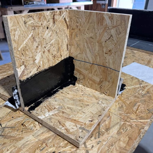 Vlies Innenecke für Flüssigkunststoff | Abmessung 10 x 10 x 6 cm #3