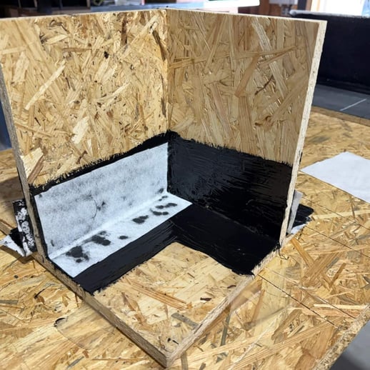 Vlies Innenecke für Flüssigkunststoff | Abmessung 10 x 10 x 6 cm #5