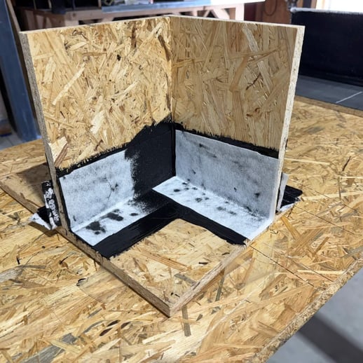 Vlies Innenecke für Flüssigkunststoff | Abmessung 10 x 10 x 6 cm #7