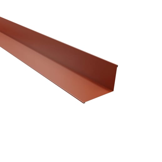 Wandanschluss | 16 x 11,5 cm | 95° | Stahl 0,50 mm | 60 µm Puramid | 8004 - Kupferbraun #1