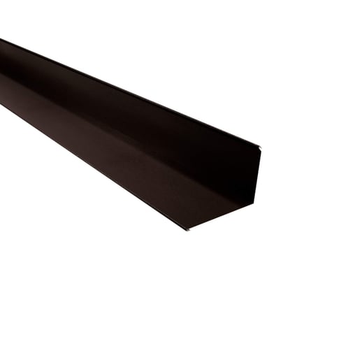 Wandanschluss | 22 x 15 cm | 95° | Stahl 0,50 mm | 35 µm Mattpolyester | 32 - Dunkelbraun #1