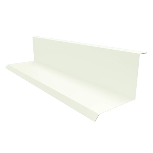 Wandanschluss | Typ 1 | 10 cm x 11 cm x 2,00 m | 90° | Stahl 0,75 mm | 50 µm PURLAK® | 9002 - Grauweiß #1