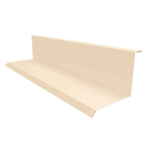 Wandanschluss | Typ 1 | 10 cm x 11 cm x 2,00 m | 90° | Stahl 0,75 mm | 25 µm Polyester | 1015 - Hellelfenbein #1
