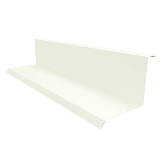Wandanschluss | Typ 1 | 10 cm x 11 cm x 2,00 m | 90° | Stahl 0,75 mm | 25 µm Polyester | 9002 - Grauweiß #1