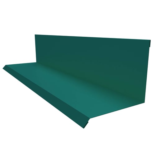 Wandanschluss | Typ 2 | 10 cm x 11 cm x 2,00 m | 90° | Stahl 0,75 mm | 25 µm Polyester | 6005 - Moosgrün #1