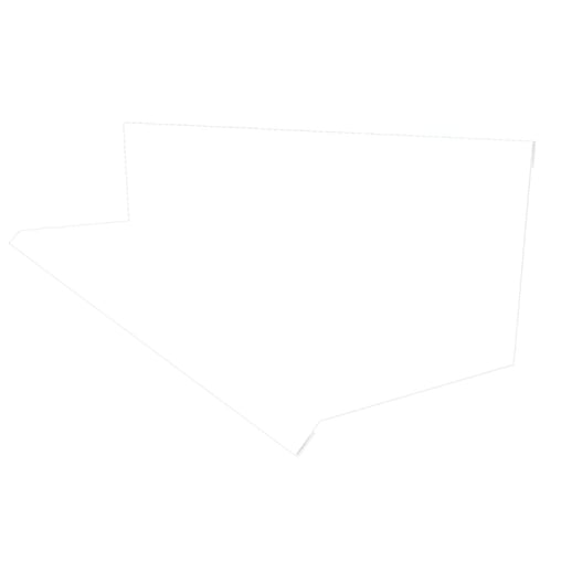Wandanschluss | Typ 2 | 10 cm x 11 cm x 2,00 m | 90° | Stahl 0,75 mm | 25 µm Polyester | 9010 - Reinweiß #1