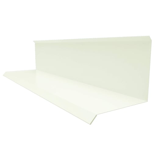 Wandanschluss | Typ 3 | 10 cm x 11 cm x 2,00 m | 90° | Stahl 0,75 mm | 50 µm PURLAK® | 9002 - Grauweiß #1
