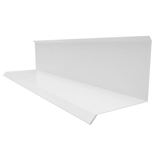 Wandanschluss | Typ 3 | 10 cm x 11 cm x 2,00 m | 90° | Stahl 0,50 mm | 25 µm Polyester | 7035 - Lichtgrau #1