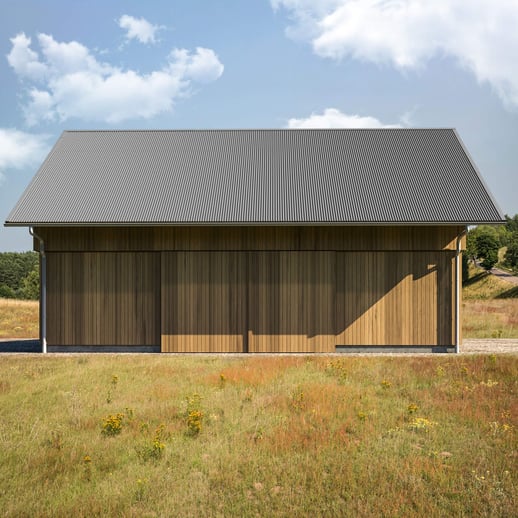 Wellblech 18/1064 | Dach | Anti-Tropf 2400 g/m² | Stahl 0,63 mm | 25 µm Polyester | 9006 - Weißaluminium #3