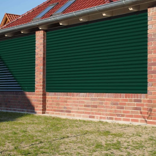 Wellblech 18/1064 | Wand | Stahl 0,50 mm | 60 µm Puramid | 6005 - Moosgrün #5