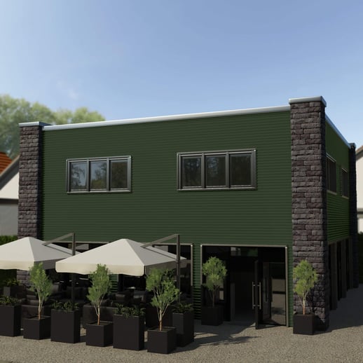 Wellblech PF25W | Wand | Stahl 0,50 mm | 35 µm Mattpolyester | 011 - Grün #3