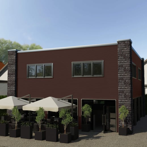 Wellblech PF25W | Wand | Stahl 0,50 mm | 35 µm Mattpolyester | 8017 - Schokoladenbraun #3