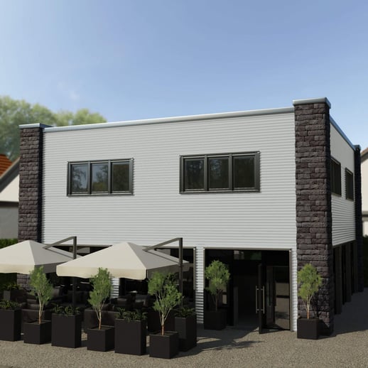 Wellblech PF25W | Wand | Stahl 0,50 mm | 25 µm Polyester | 7035 - Lichtgrau #3